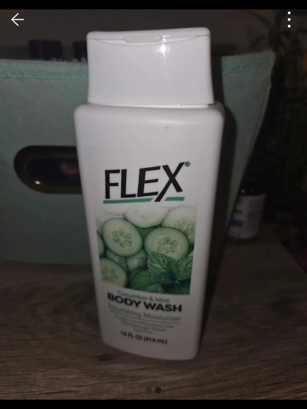 FLEX Cucumber & Mint Body Wash - White